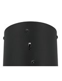 Lámpara de techo LED KEATON Ø20cm 10W 1200Lm DIP SWITCH 2300+3000+4000K Negro/dorado