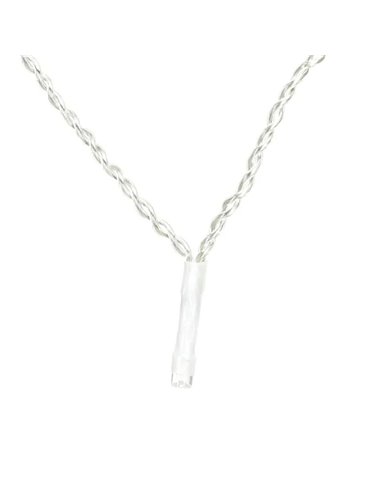 Cortina para exterior 400 LEDS carámbanos con 100 tiras, 20mx0,6m, blanco cálido, 8 funciones, memoria y temporizador, IP44