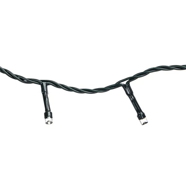 Guirlande lumineuse extérieure plate à 600 LED, 30 m, blanc chaud, 8 fonctions, mémoire et minuterie, basse tension, IP44