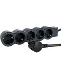 Base múltiple Legrand de 5 tomas 2P+T 16A 230V con cable 3 m y diseño plano