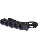 Base múltiple Legrand de 5 tomas 2P+T 16A 230V con cable 3 m y diseño plano Legrand