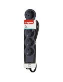 Base múltiple Legrand de 5 tomas 2P+T 16A 230V con cable 3 m y diseño plano Legrand
