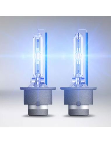 Bombillas D4S COOL BLUE INTENSE Next Generation, luz blanca aspecto LED 6.200K + de 150% mas de luz, embalaje dúo 2 Uds