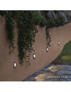 Baliza LED Empotrable Exterior 2W, 2700K Filter Gris Oscuro 2