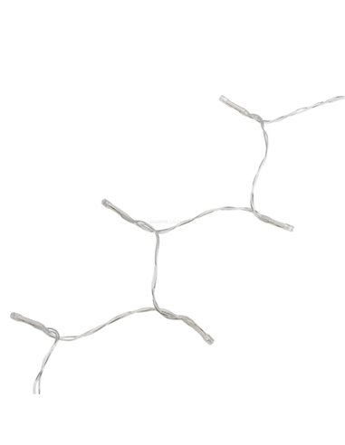 Guirlande lumineuse de 100 LED avec boîte à musique, 10 m, blanc chaud, 3 piles AA, IP44