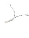 Guirnalda de luces 100 LED con caja de música 10m, blanco cálido, pilas 3AA, IP44