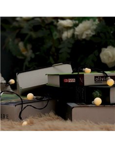 Luces LED solares de burbujas blancas 10m, luz cálida 2700K, se enciende automáticamente de noche, IP65 2