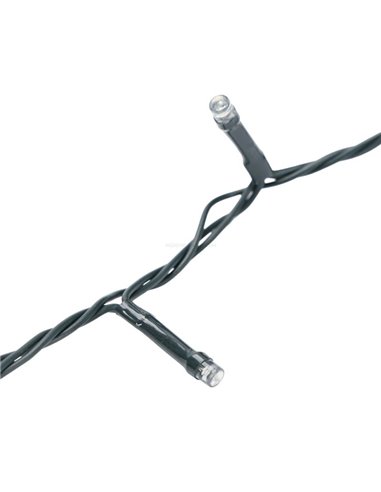 Guirlande lumineuse 600 LED, 30 m, basse tension, RGBY, 8 fonctions + mémoire + température, intérieur/extérieur IP44