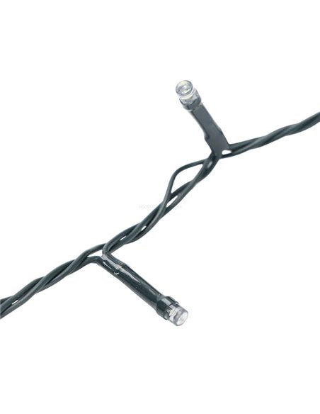 Guirlande lumineuse 600 LED, 30 m, basse tension, RGBY, 8 fonctions + mémoire + température, intérieur/extérieur IP44