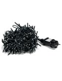 Guirnalda de 400 luces LED planas de bajo voltaje 20m, blanco cálido, 8 funciones+mem+temp, interior/exterior IP44