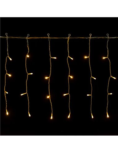 Guirlande lumineuse plate à 200 LED, 10 m, 50 bandes, blanc chaud, intérieur/extérieur, IP44