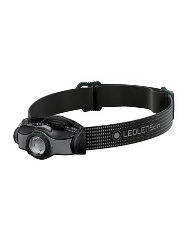 Frontal LED MH3 200lm, alcance 130m, autonomía 4–35h IP54 con clip convertible Gris