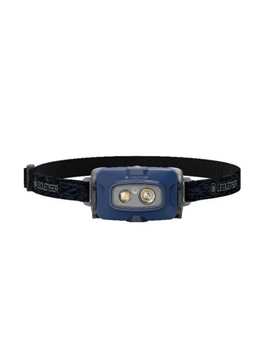Lampe frontale LED HF4R CORE 2000Lm portée 220m Li-ion 3700 mAh, charge magnétique 3.7V IP68 Bleu