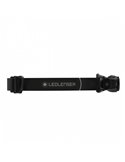 Linterna frontal LED MH4 200lm alcance 130 metros, recargable IP54 con clip Negro