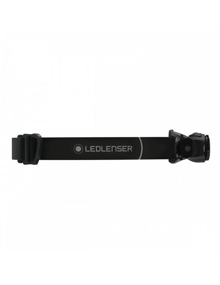 Linterna frontal LED MH4 200lm alcance 130 metros, recargable IP54 con clip Negro