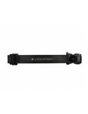 Linterna frontal LED MH5 400 lm, alcance 180 m recargable IP54 con clip Negro/gris