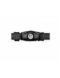 Linterna frontal LED MH5 400 lm, alcance 180 m recargable IP54 con clip Negro/gris