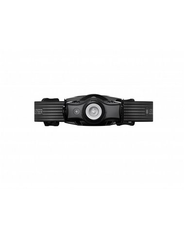 Linterna frontal LED MH5 400 lm, alcance 180 m recargable IP54 con clip Negro/gris