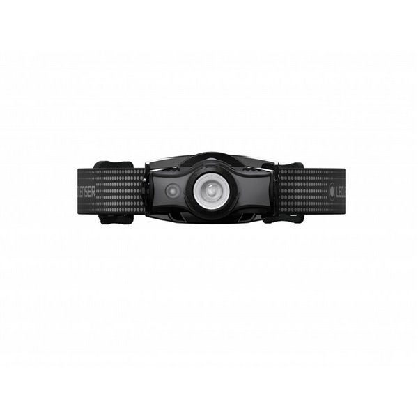 Linterna frontal LED MH5 400 lm, alcance 180 m recargable IP54 con clip Negro/gris