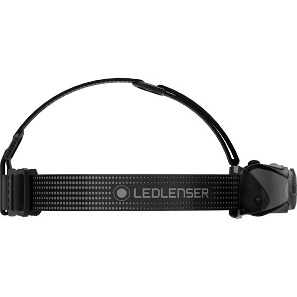 Frontal LED MH7 600 lm, alcance 200 m recargable IP54 con luz roja, Gris 