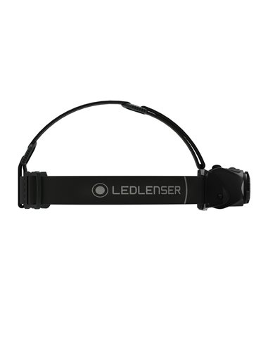 Linterna frontal LED MH8 600 lm, alcance 200 m RGB recargable IP54 con clip, Negro