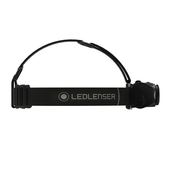 Linterna frontal LED MH8 600 lm, alcance 200 m RGB recargable IP54 con clip, Negro