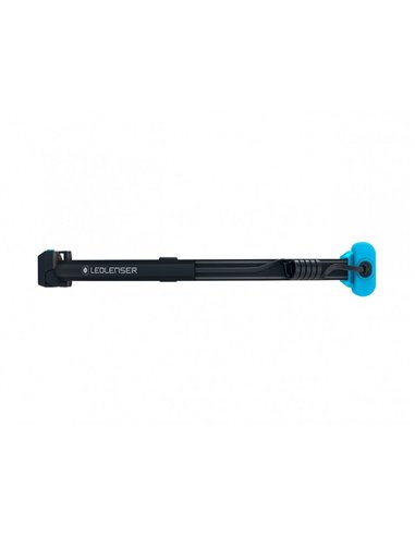 Frontal LED NEO3 400 lm, alcance 80 m IP54 con luz trasera, Negro/azul     