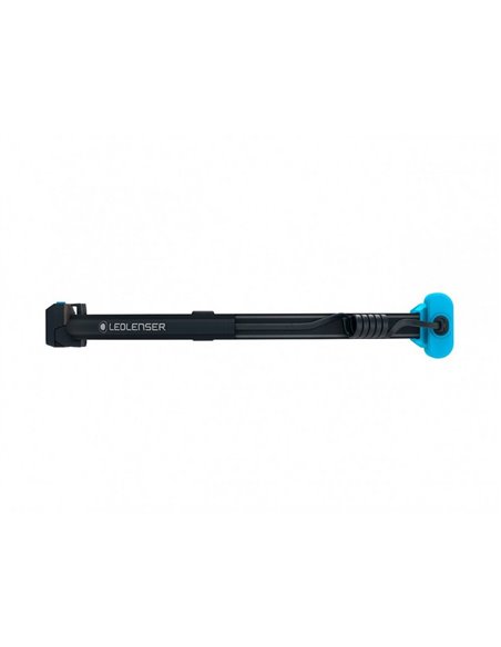 Frontal LED NEO3 400 lm, alcance 80 m IP54 con luz trasera, Negro/azul     