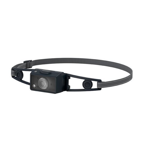 Frontal LED NEO1R 250lm, alcance 80 m ultraligero IP67 recargable Negro/gris