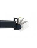 Linterna frontal LED NEO5R 600lm, alcance 100 metros, recargable IP54 para running Blanco/lima