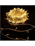 Guirlande lumineuse de 1000 LED, 50 m, basse tension, blanc chaud, 8 modes, IP44