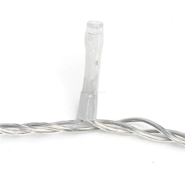 Guirnalda de 200 luces LED bajo voltaje 10m, blanco cálido, 8 modos IP44