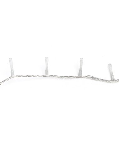 Guirnalda de 200 luces LED bajo voltaje 10m, blanco cálido, 8 modos IP44