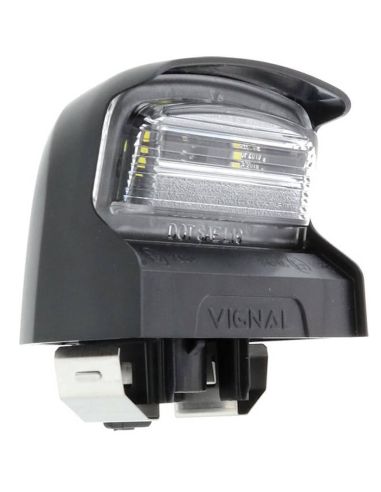 Éclairage de plaque d'immatriculation LED Vignal LPL18 12/24 V avec connecteur Superseal IP6K9K pour boîtier New Holland