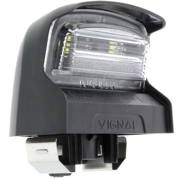Luz LED de matrícula Vignal LPL18 12/24V con conector Superseal IP6K9K para Case - New Holland