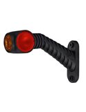 Cuerno LED Neon, brazo largo inclinado, 12/24V homologado R1, SM1 y A IP68