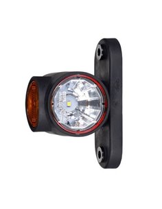 Klaxon LED à bras court, mains libres 12/24 V, homologué R1, SM1 et A, IP68