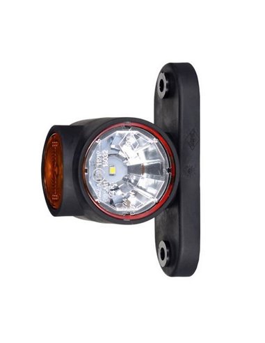 Cuerno LED brazo corto, sin mano 12/24V homologado R1, SM1 y A IP68