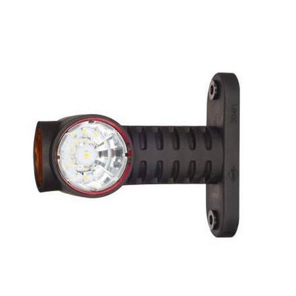 Cuerno LED brazo largo y recto, sin mano 12/24V homologado R1, SM1 y A IP68