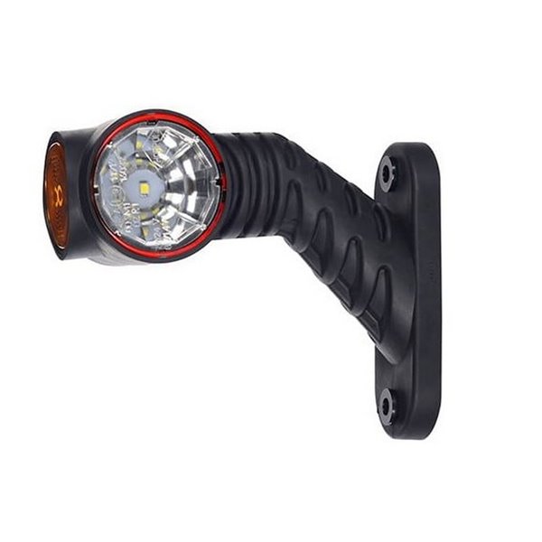 Sirene LED, braço longo, 12/24V, homologada R1, SM1 e IP68.