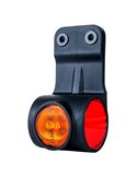 Luz de galibo LED Neon 3 funciones con soporte recto, 12/24V homologado R1, SM1 y A IP68