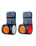 Luz de galibo LED Neon 3 funciones con soporte recto, 12/24V homologado R1, SM1 y A IP68