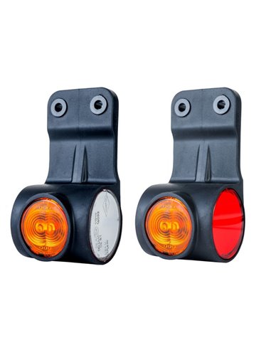 Luz de galibo LED Neon 3 funciones con soporte recto, 12/24V homologado R1, SM1 y A IP68