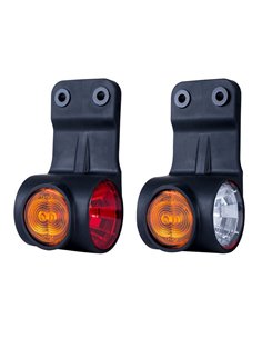 Luz de galibo LED Neon 3 funciones con soporte recto flexible, 12/24V homologado R1, SM1 y A IP68 2