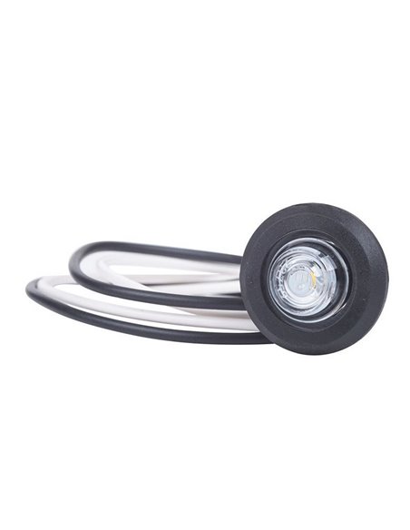 Luz de posição LED dianteira/lateral/traseira Ø1,9cm 12/24V homologada A-SM1-R1 IP68