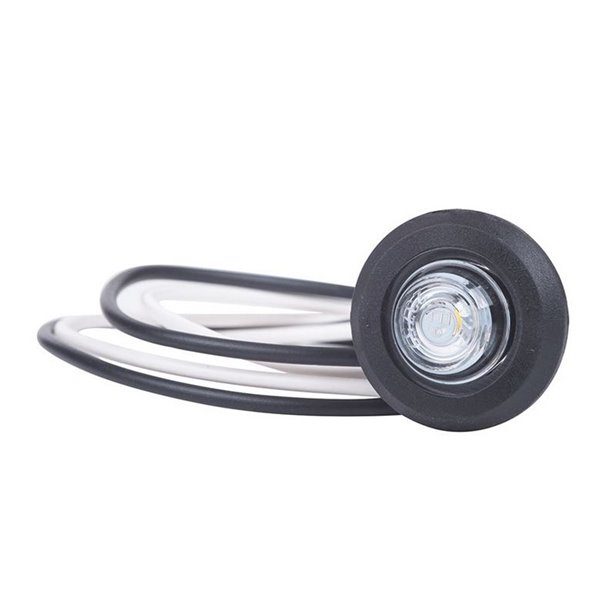 Luz de posição LED dianteira/lateral/traseira Ø1,9cm 12/24V homologada A-SM1-R1 IP68