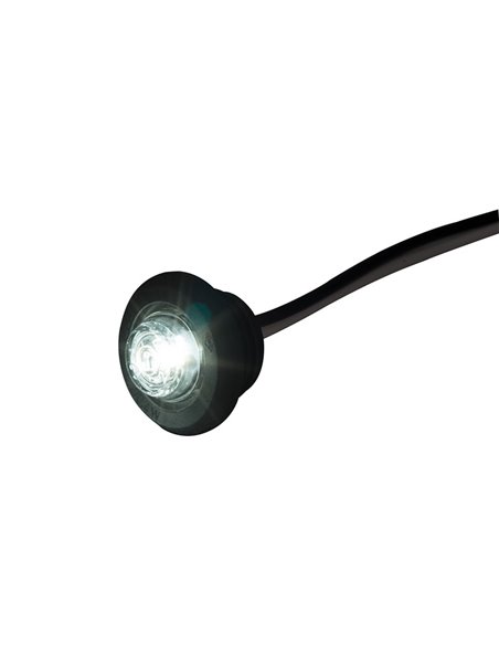 Piloto LED de posición delantero/lateral/trasero Ø1,9cm 12/24V homologado A-SM1-R1 IP68