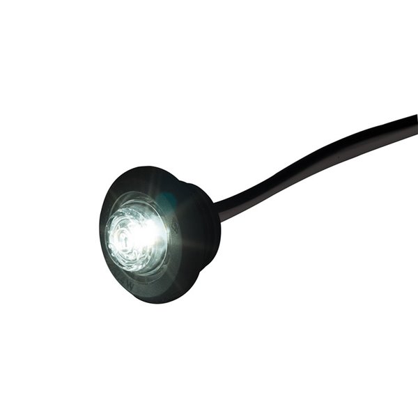 Luz de posição LED dianteira/lateral/traseira Ø1,9cm 12/24V homologada A-SM1-R1 IP68