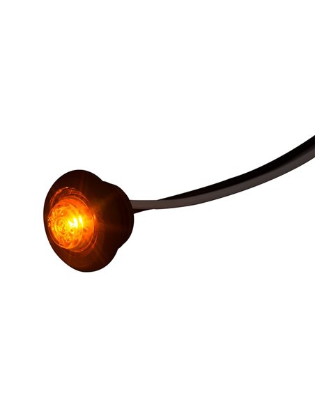 Luz de posição LED dianteira/lateral/traseira Ø1,9cm 12/24V homologada A-SM1-R1 IP68