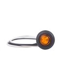 Luz de posição LED dianteira/lateral/traseira Ø1,9cm 12/24V homologada A-SM1-R1 IP68